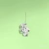 White artificial cherry blossom branches, artificial Marigold micro-landscape plant blind box, artificial flowers details Picture